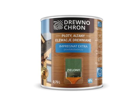 IMPREGNAT EXTRA POWŁOKOTWÓRCZY DREWNOCHRON 0,75L ZIELONY