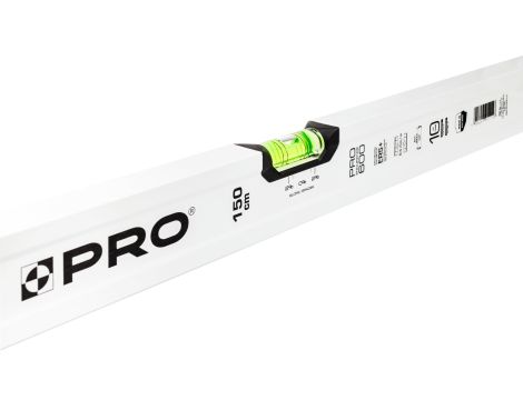 PRO POZIOMICA PRO 600 BIAŁA  Z LIBELLĄ 2%  SPADKU 150 CM  PRO-AB150 - 2