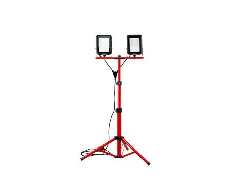 PRO REFLEKTOR LED  ZE STATYWEM  2 X 50W 8000L PRO-LD724